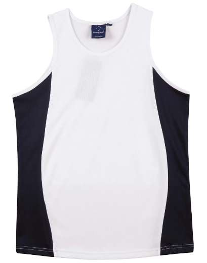 Picture of Winning Spirit, Mens Cooldry Contrast Mesh Singlet